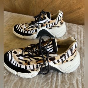 Mark Nason leopard print sneakers size 7